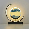 Crescent Moon Sand Art Lamp
