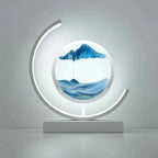 Crescent Moon Sand Art Lamp