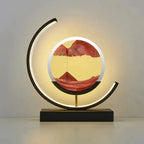 Crescent Moon Sand Art Lamp