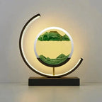 Crescent Moon Sand Art Lamp