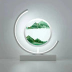 Crescent Moon Sand Art Lamp