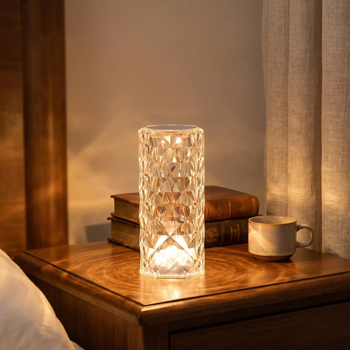 Crystal 16 Colour Touch Lamp