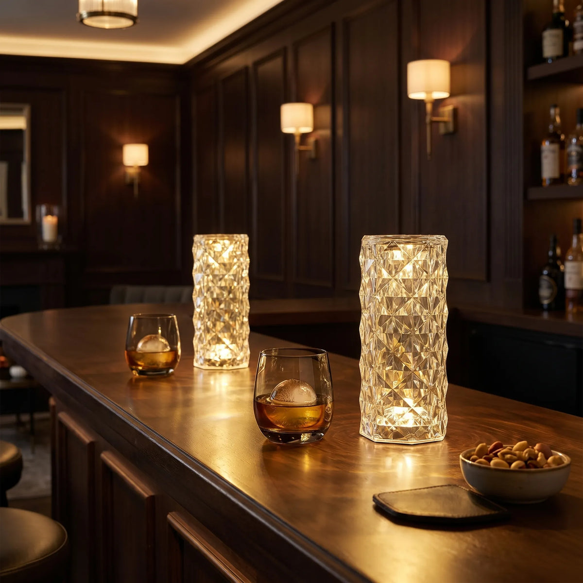 Crystal 16 Colour Touch Lamp