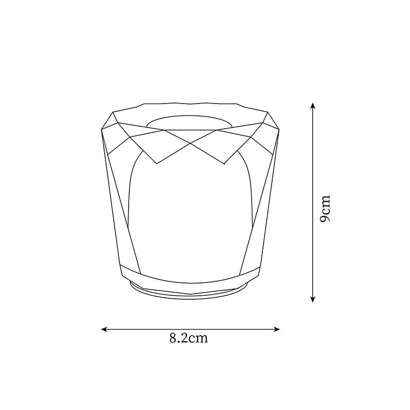 Crystal Diamond Cordless Lamp