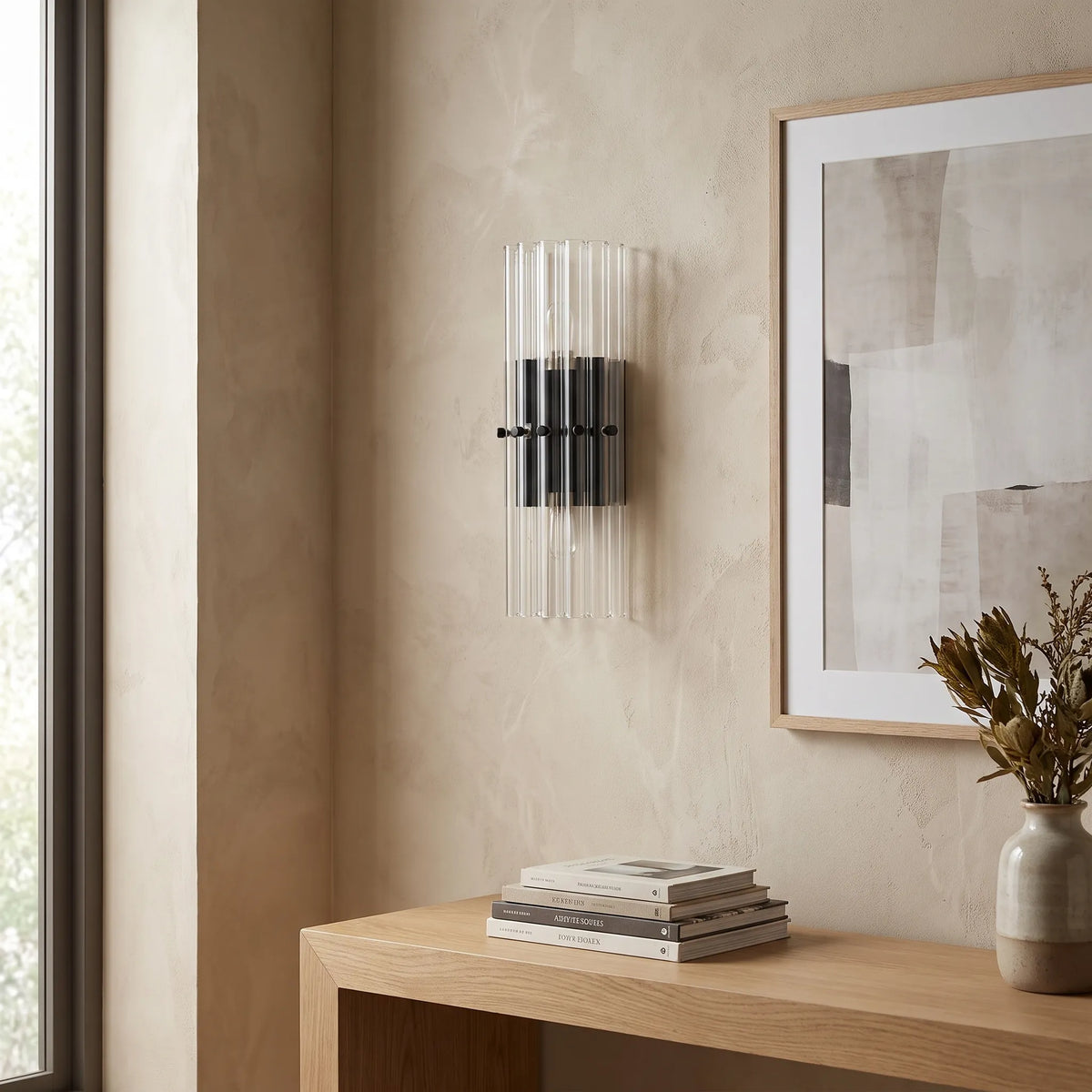 Crystal Prism Up Down Wall Light