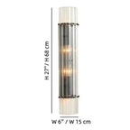 Crystal Prism Up Down Wall Light