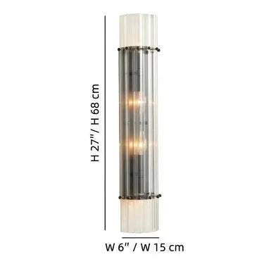 Crystal Prism Up Down Wall Light
