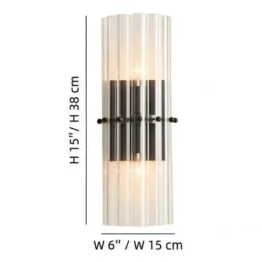 Crystal Prism Up Down Wall Light