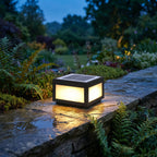 Cube Stainless Steel Pillar Light