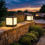 Cube Stainless Steel Pillar Light