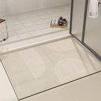 Curved Geometry Bath Mat