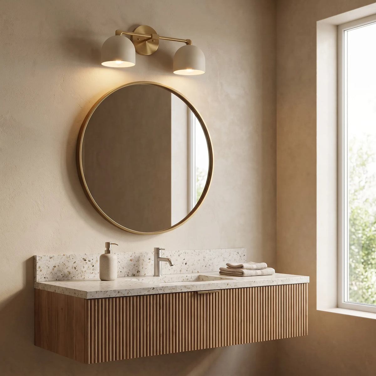 Deep Dome Multi Light Wall Bar