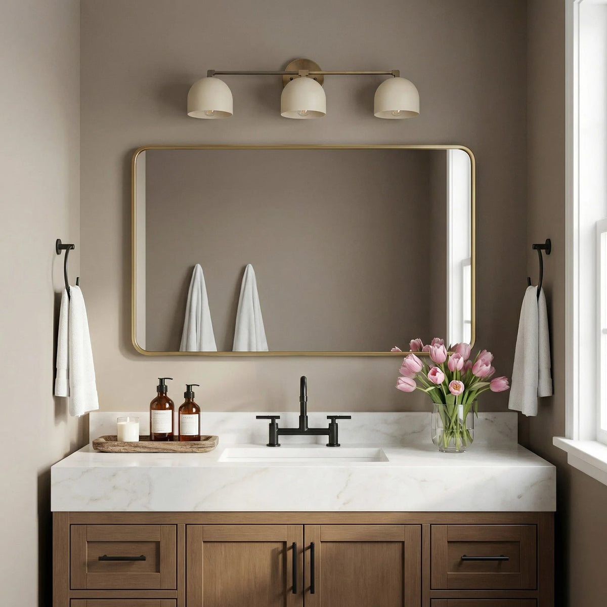 Deep Dome Multi Light Wall Bar