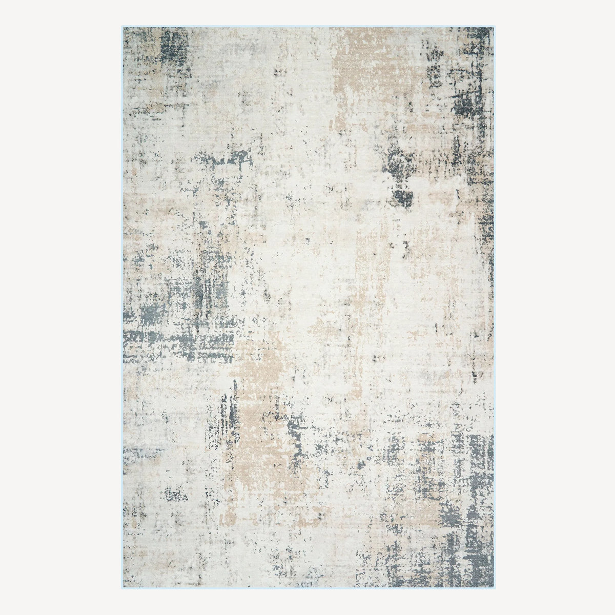 Desert Ash Abstract Washable Rug