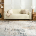 Desert Ash Abstract Washable Rug