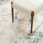 Desert Ash Abstract Washable Rug