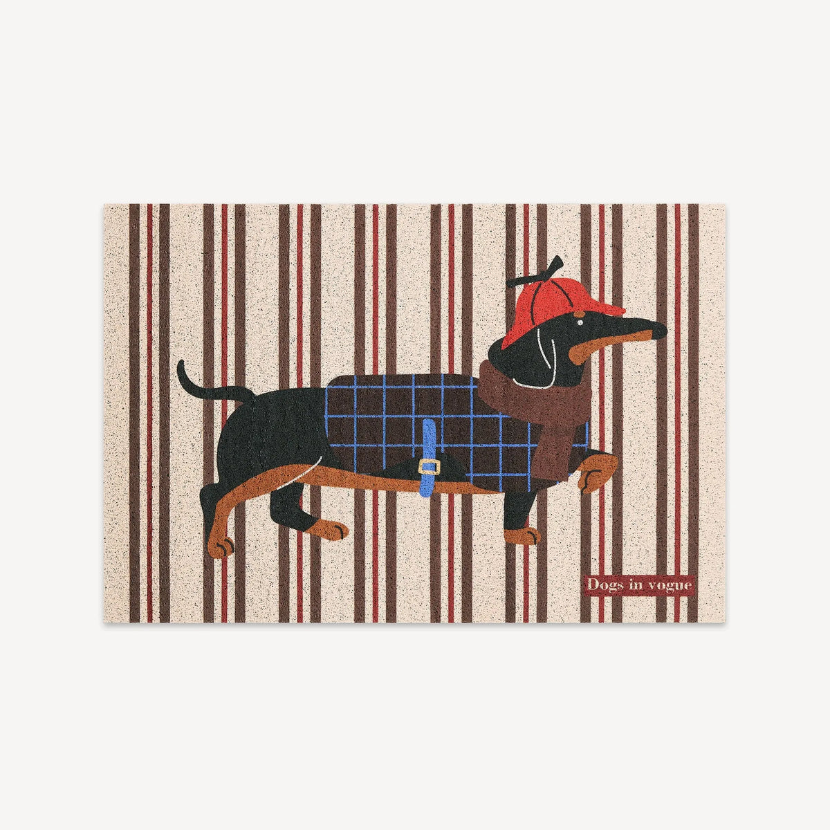 Detective Dachshund Doormat