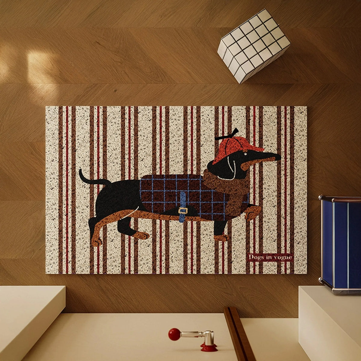 Detective Dachshund Doormat