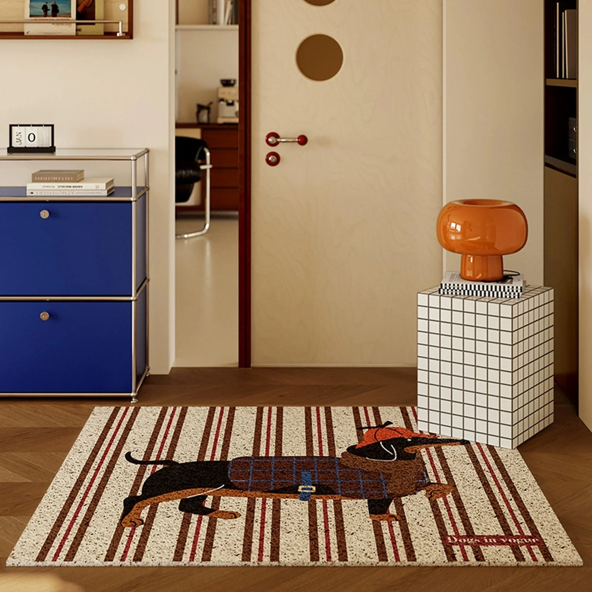 Detective Dachshund Doormat