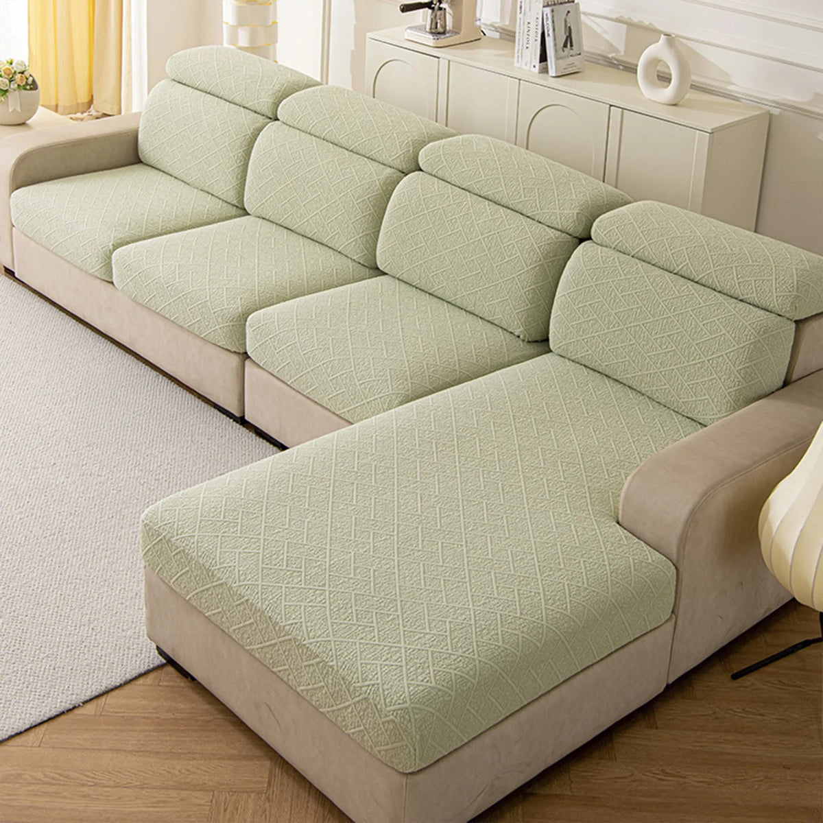 Diamond Knit Modular Sofa Cover