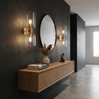 Double Glass Shade Wall Lamp