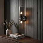 Double Glass Shade Wall Lamp