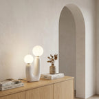 Double Globe Glass Table Lamp
