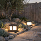 Double Layer Acrylic Post Light