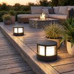 Double Layer Acrylic Post Light