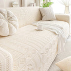 Embossed Boho Stretch Sofa Slipcover