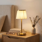 Fabric Shade Cordless Table Lamp
