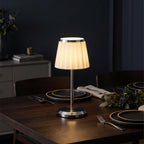 Fabric Shade Cordless Table Lamp