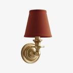 Farmhouse Fabric Drum Wall Light
