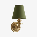 Farmhouse Fabric Drum Wall Light