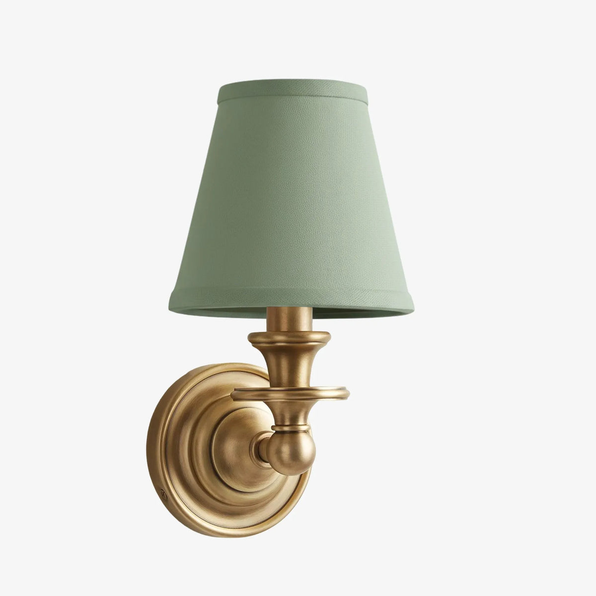 Farmhouse Fabric Drum Wall Light