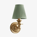 Farmhouse Fabric Drum Wall Light