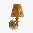 Farmhouse Fabric Drum Wall Light