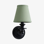Farmhouse Fabric Drum Wall Light