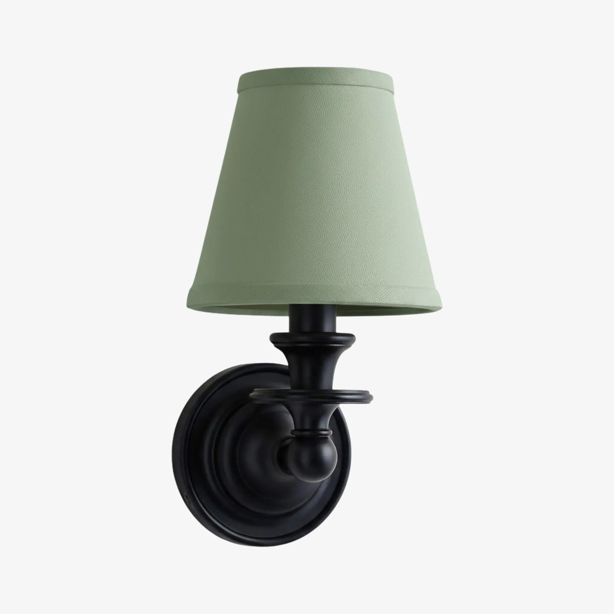 Farmhouse Fabric Drum Wall Light