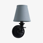 Farmhouse Fabric Drum Wall Light