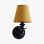 Farmhouse Fabric Drum Wall Light