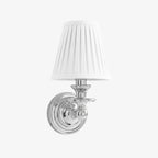 Farmhouse Fabric Drum Wall Light