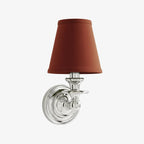 Farmhouse Fabric Drum Wall Light