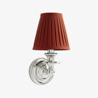 Farmhouse Fabric Drum Wall Light
