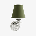 Farmhouse Fabric Drum Wall Light