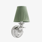 Farmhouse Fabric Drum Wall Light