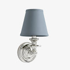 Farmhouse Fabric Drum Wall Light