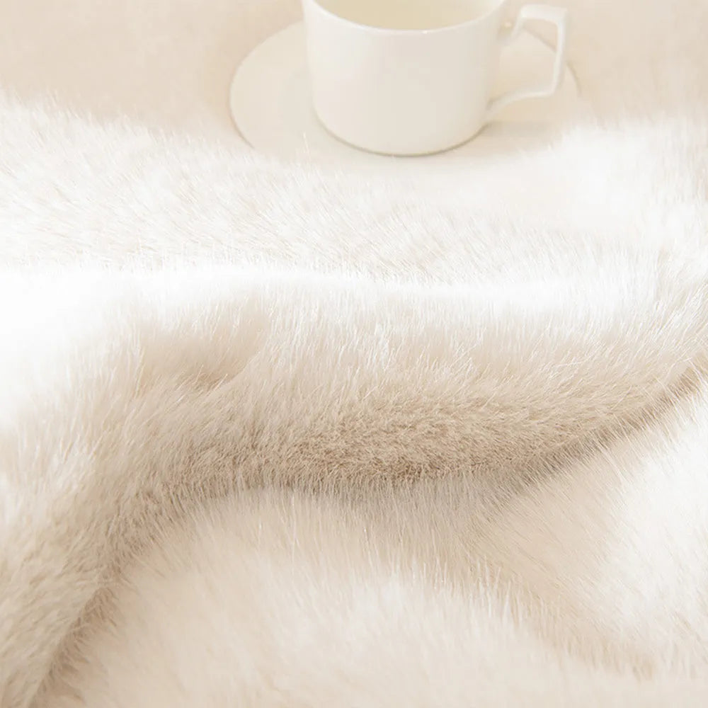 Faux Mink Plush Non-Slip Seat Cover