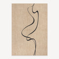 Flow Line Minimalist Area Rug