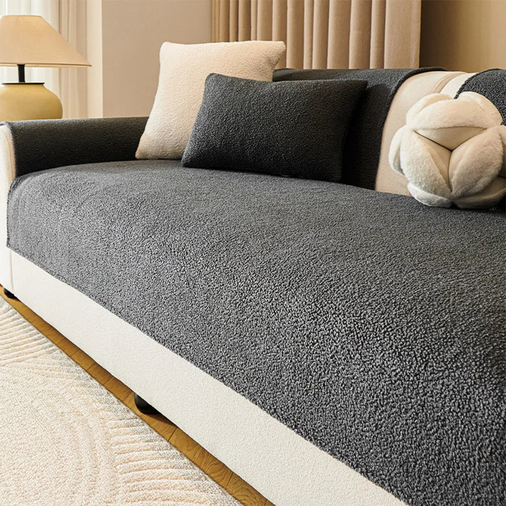 Fluffy Fleece Non-Slip Seat Cover